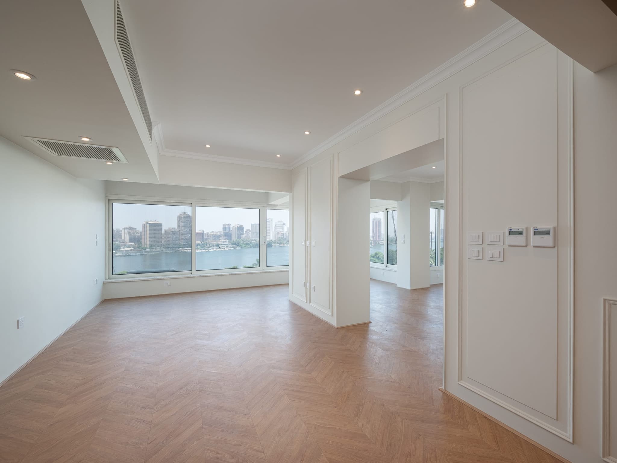 Interior construction and detailing of modern home build